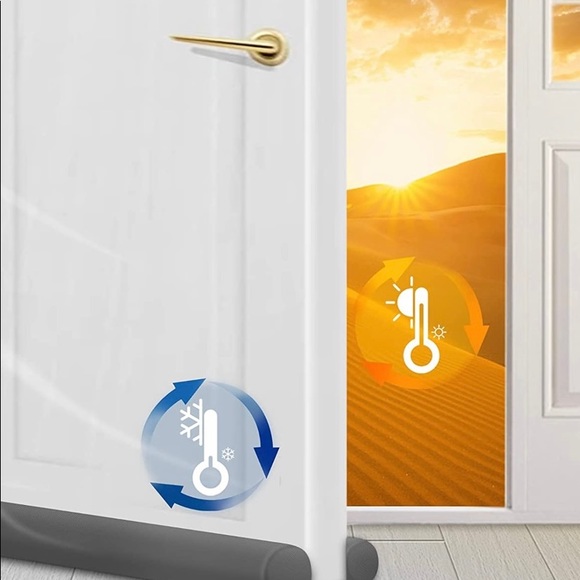 Holikme NIP Grey Door Draft Guard 36” - Picture 8 of 9